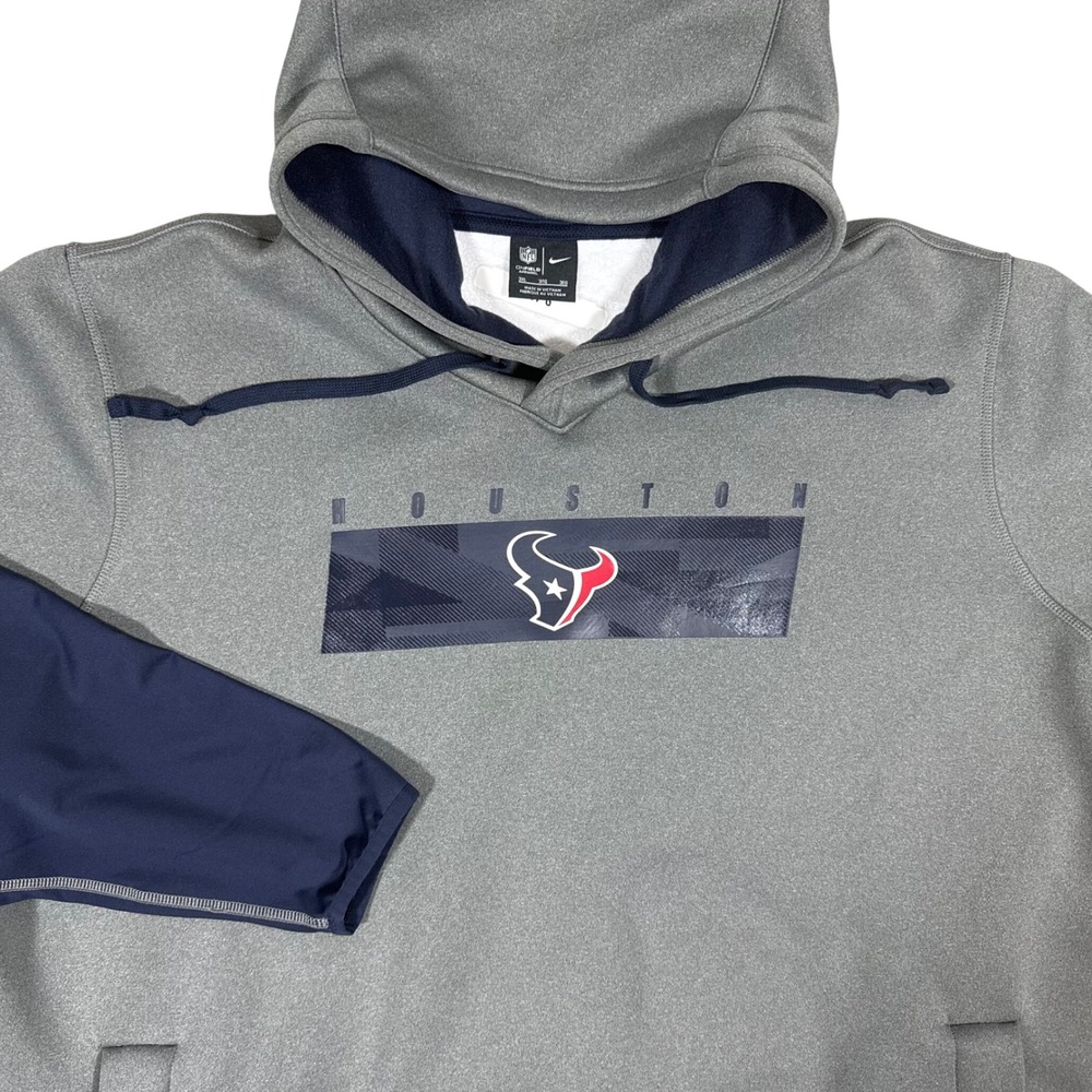 Houston Texans Nike NFL On Field Team Player Issued Hoodie 3XL Gray‎ CI2783-050